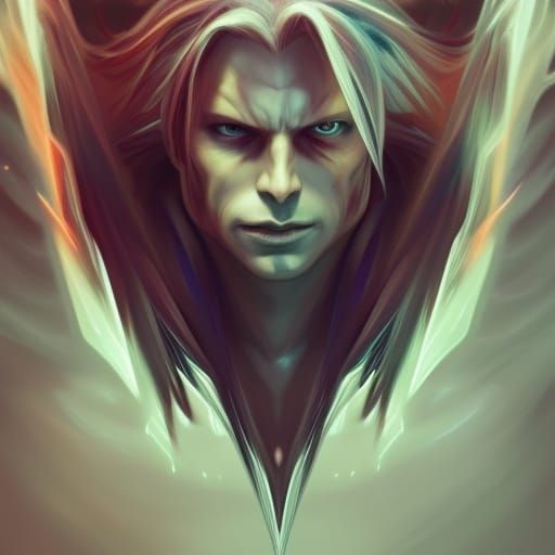 Demonic King Portrait in Hyperdetailed Digital Art