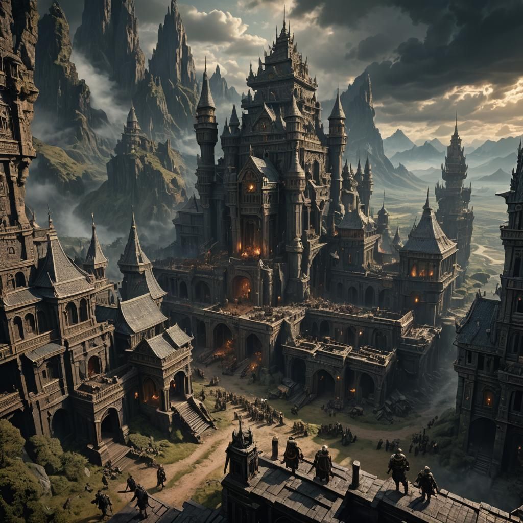 Epic Return of the Warlord: Digital Matte Painting