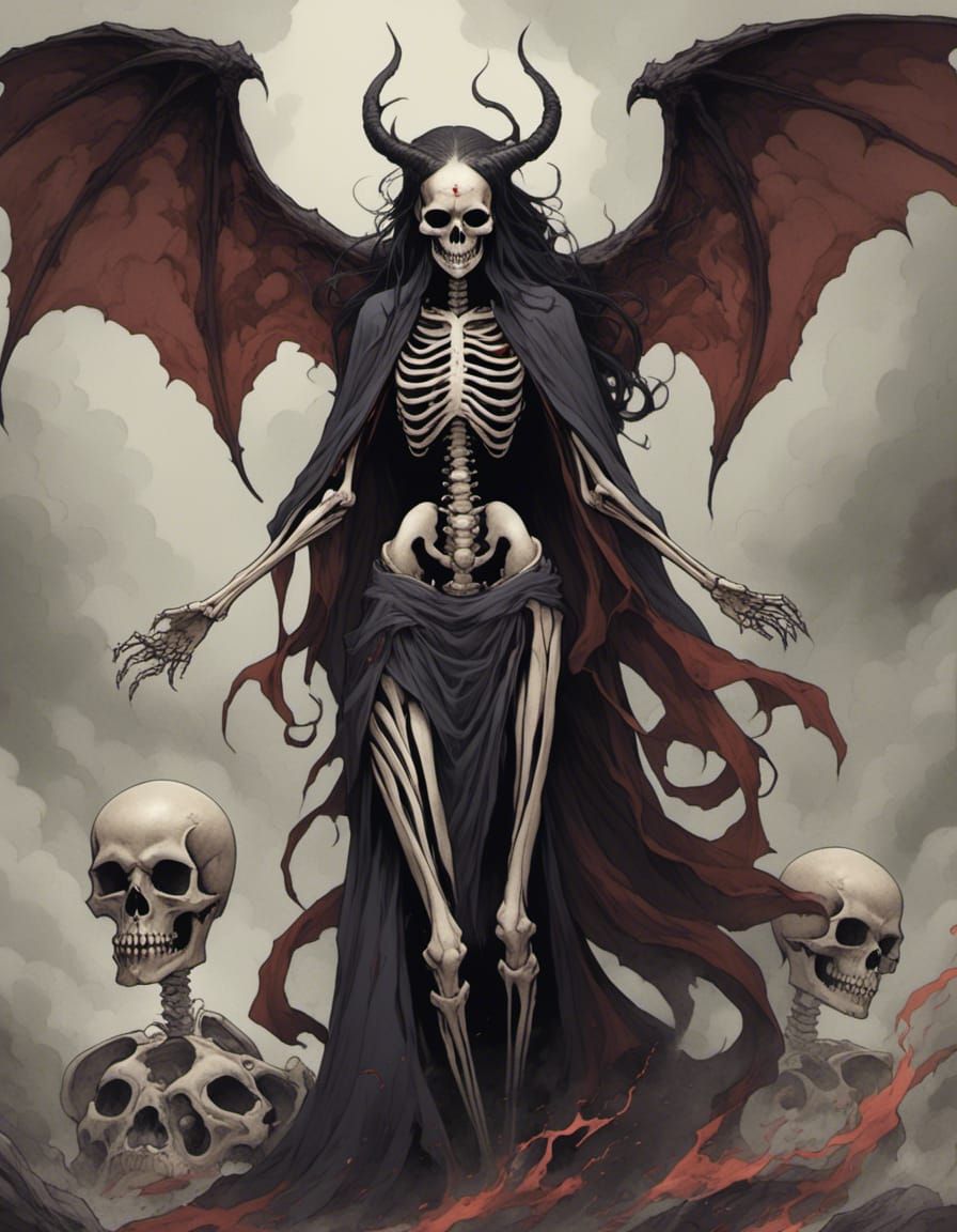 demonic skeleton