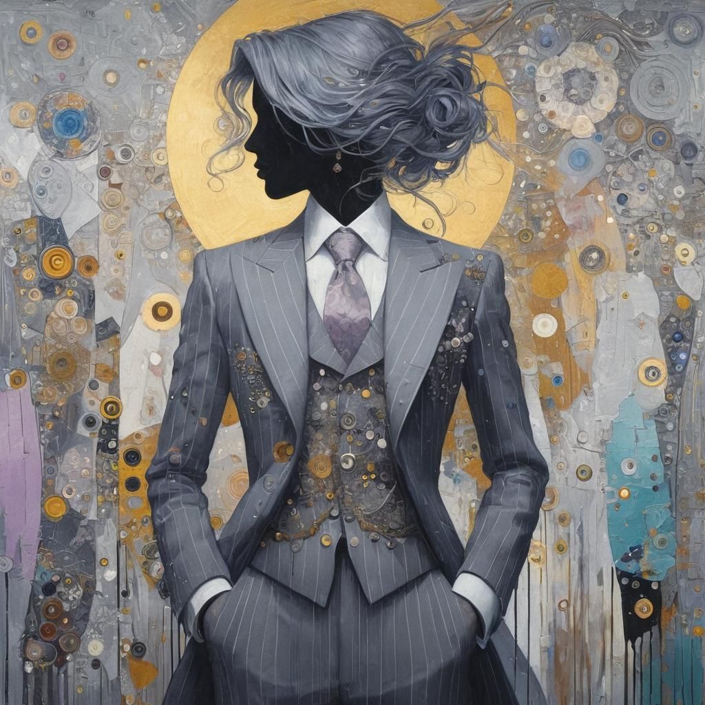 Abstract Sharp Lines: Striking Contrast