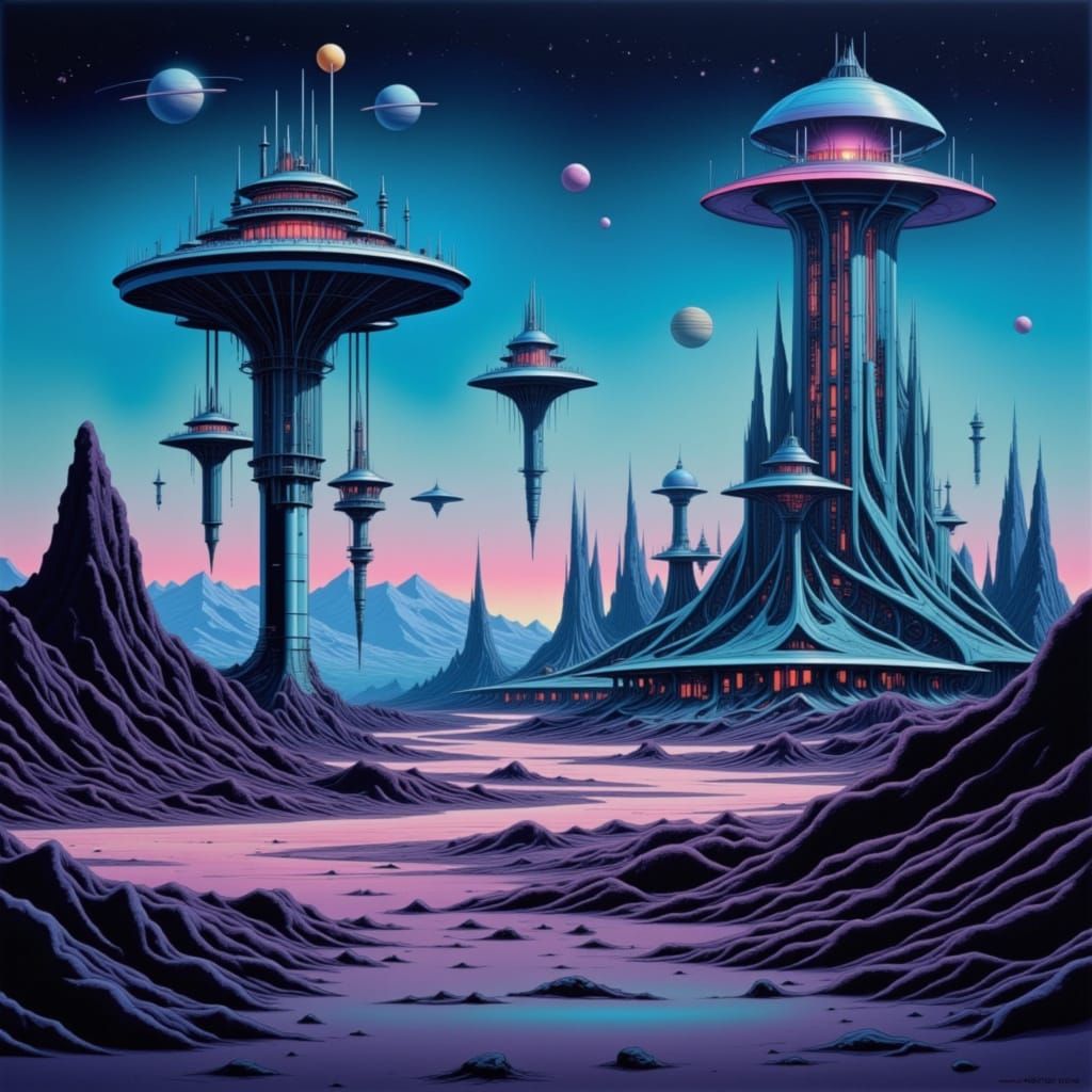 Retro-Futuristic Oasis on Yazmella