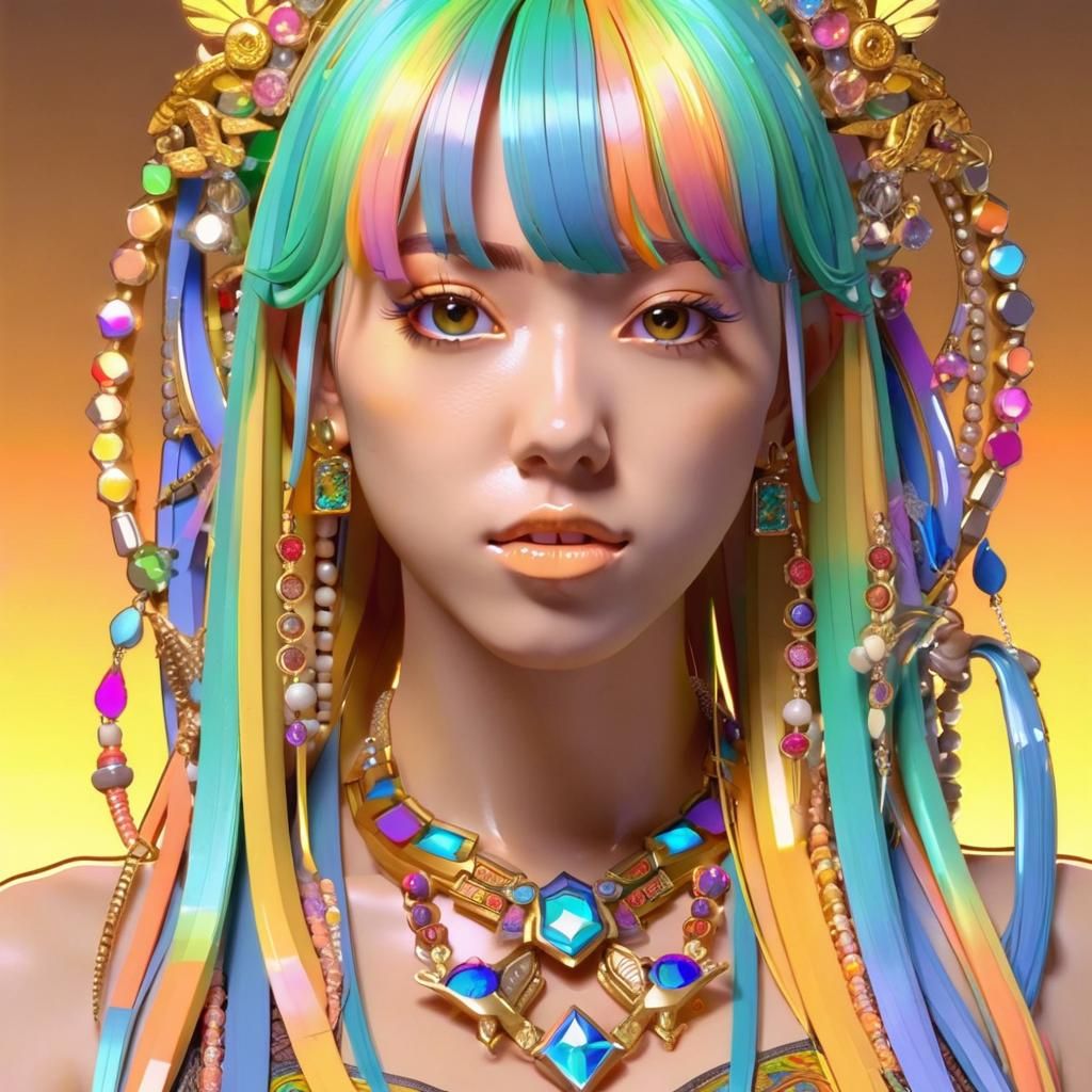 Anime Portrait of Ashnikko in Artgerm Style