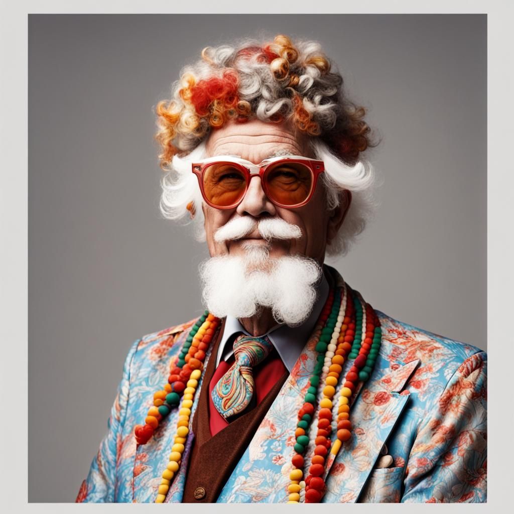 Colonel Sanders as a Hippie