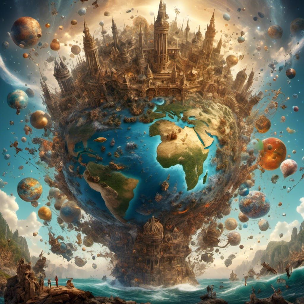 Multidimensional Consciousness Creates Universes: Photoreali...