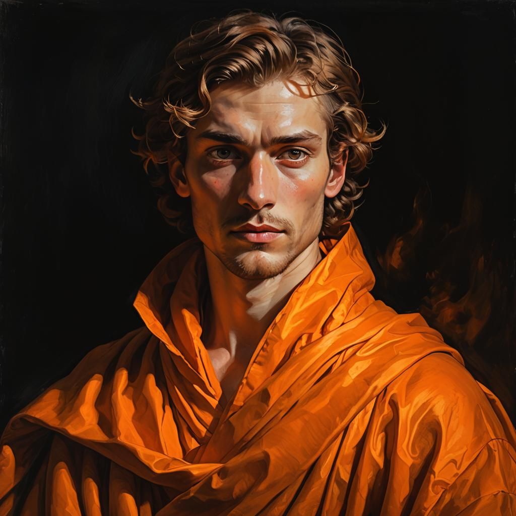 Orange Aura: Confidence Personified