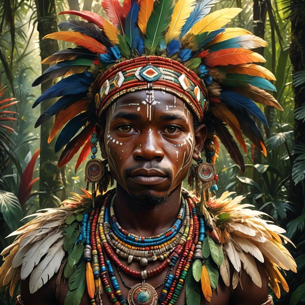 Pygmy Man, Central Africa