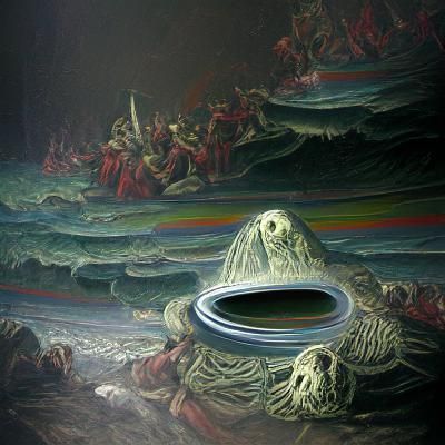 Saturn's Rings: A Gothic Horror Vision