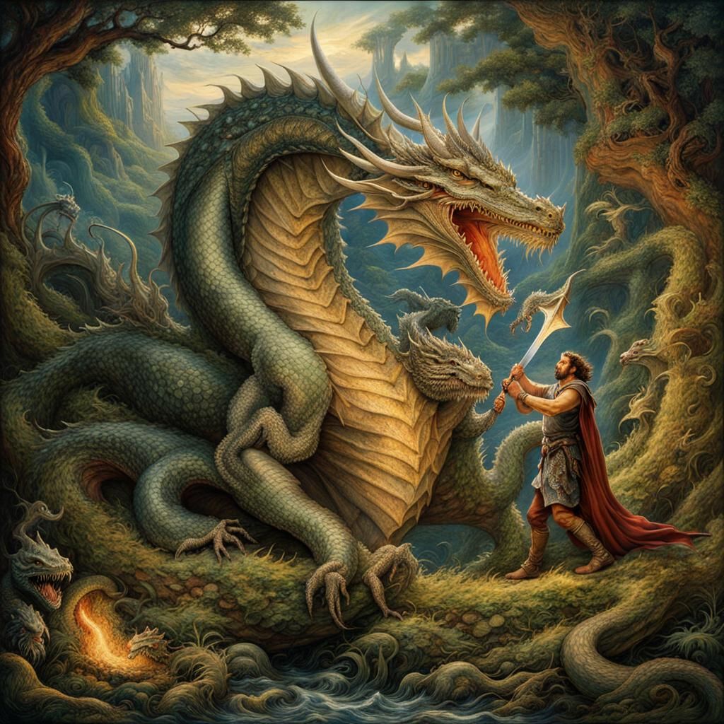 Siegfried Slaying Fafnir, Norse Mythology
