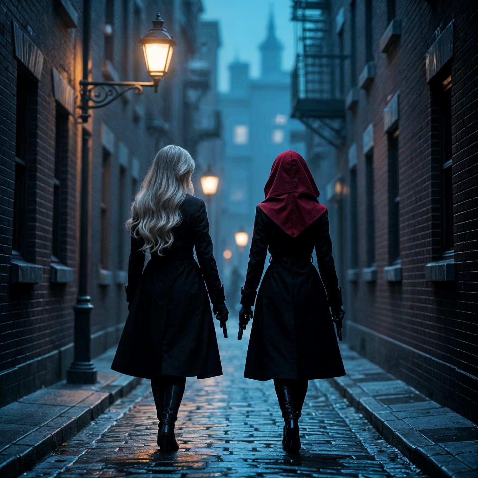 Fabletown Detectives Search Gritty Alleyway