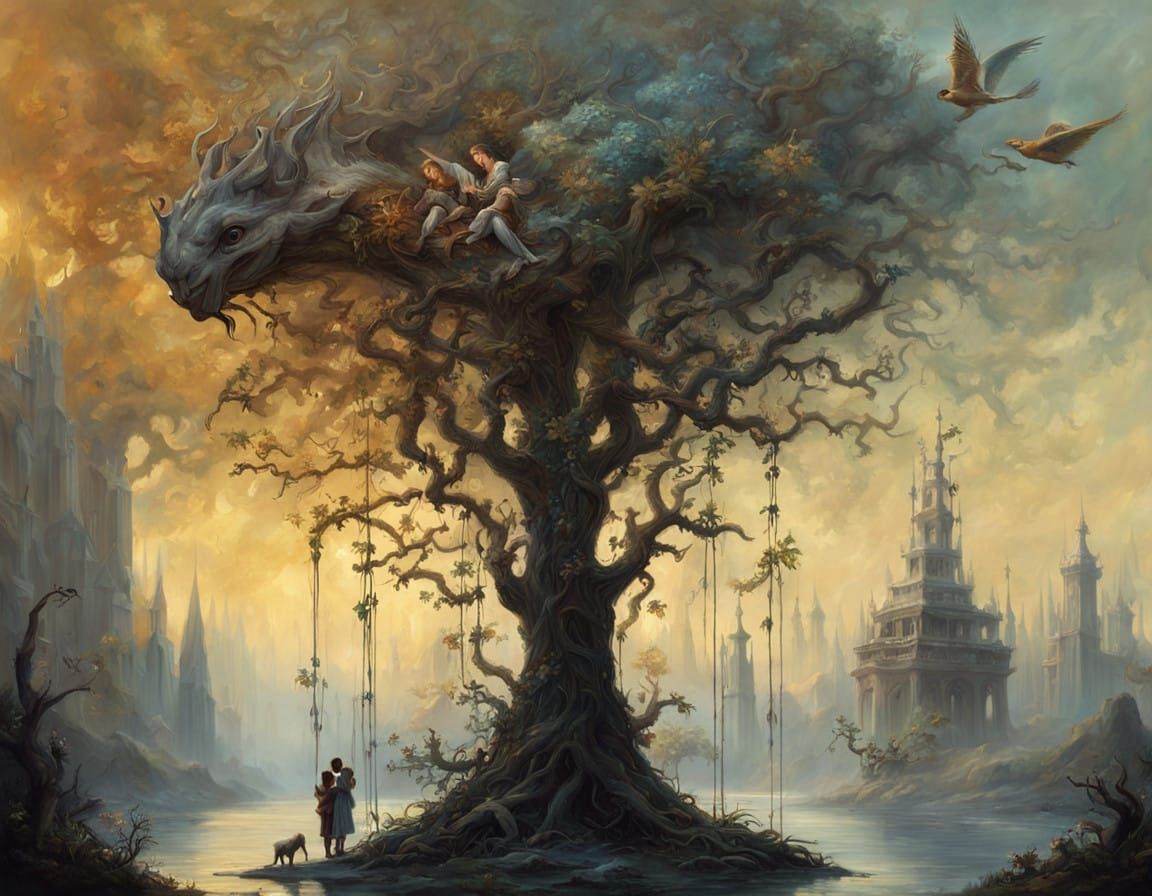 Ethereal Beings Unite in Love and Strength