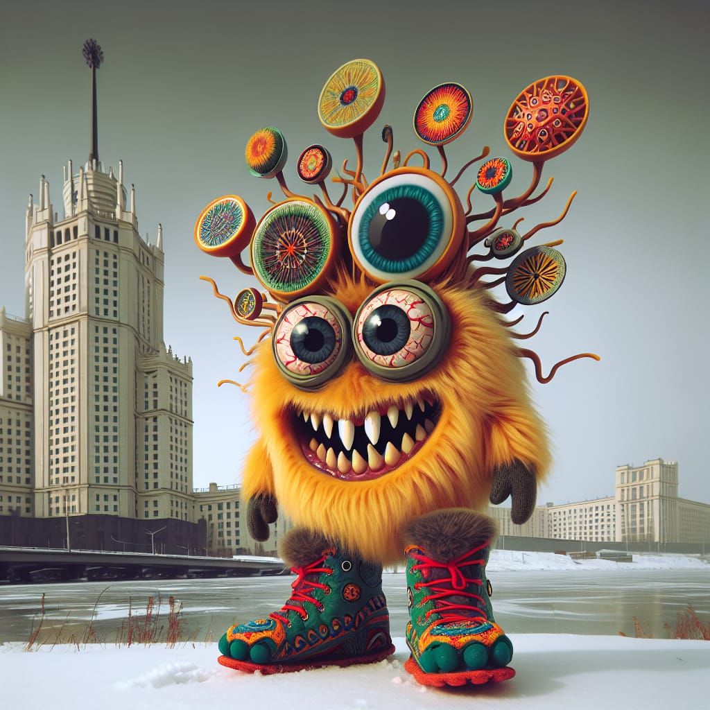 Dibble Sprout Squidge Suprareal Freestanding Grapheme Wearing Mukluks