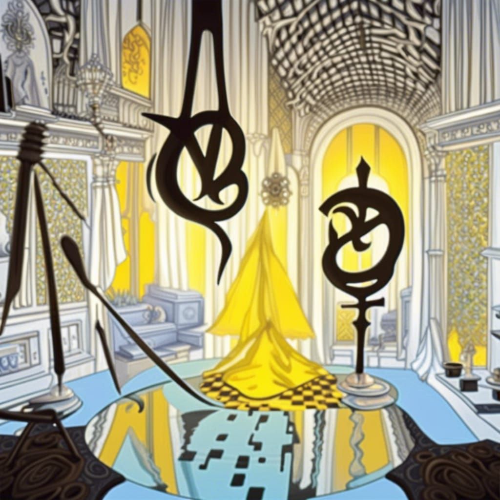 Chaos Magick Sigil in the style of A O Spare and Steffi Grant