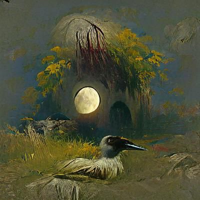 Creepy Moon Clock Illuminates Thieves: Beksiński-Inspired Ho...