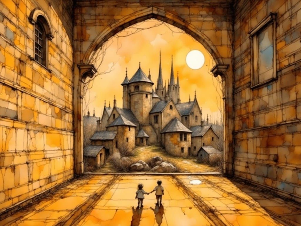 AI Image Generated Using Ink Poet LoRA