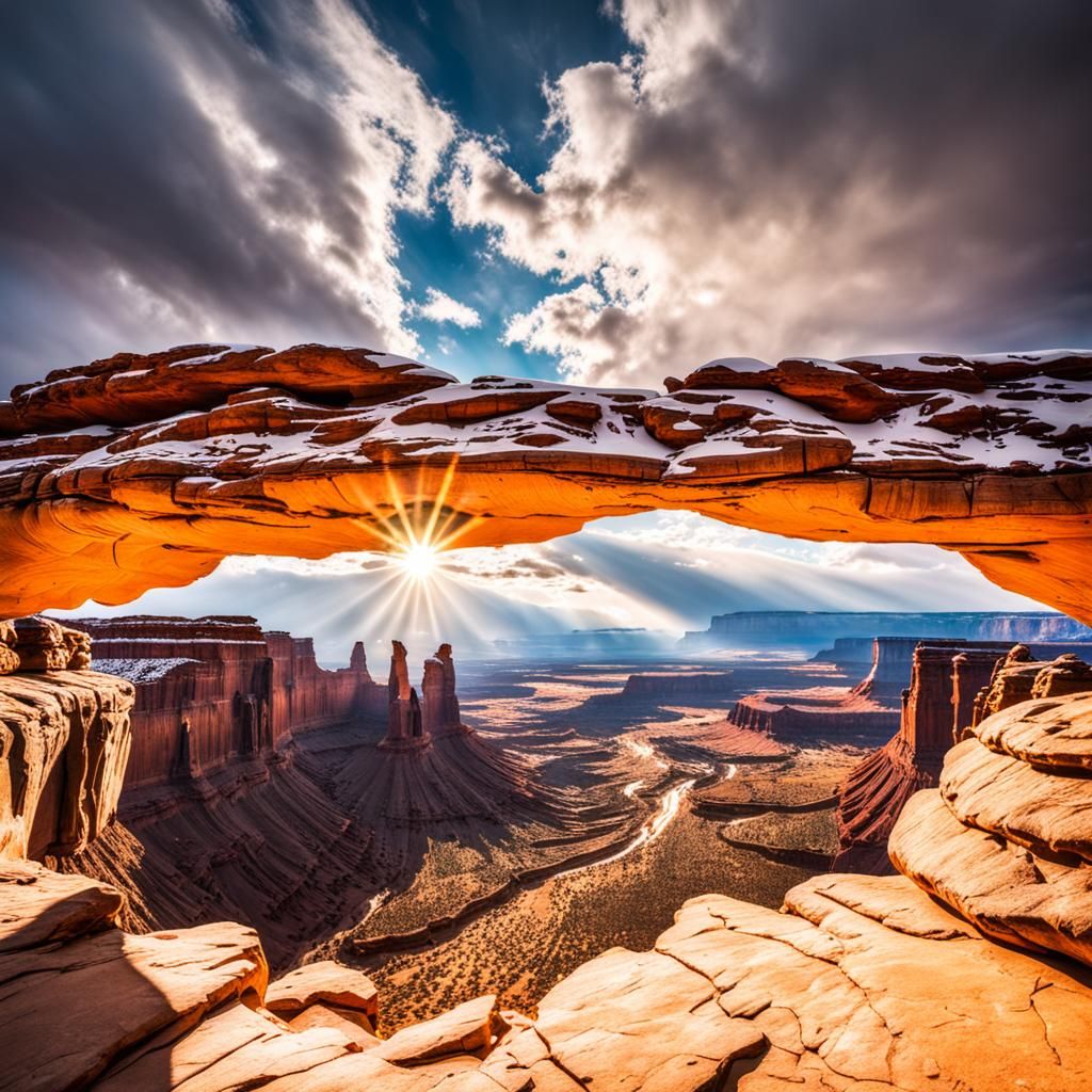 Mesa Arch: Hyperreal Sunshine in Canyonlands