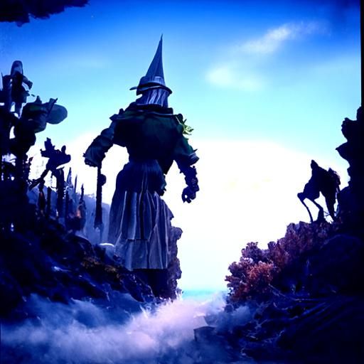 Cinematic Fantasy Landscape from Wizard of Oz