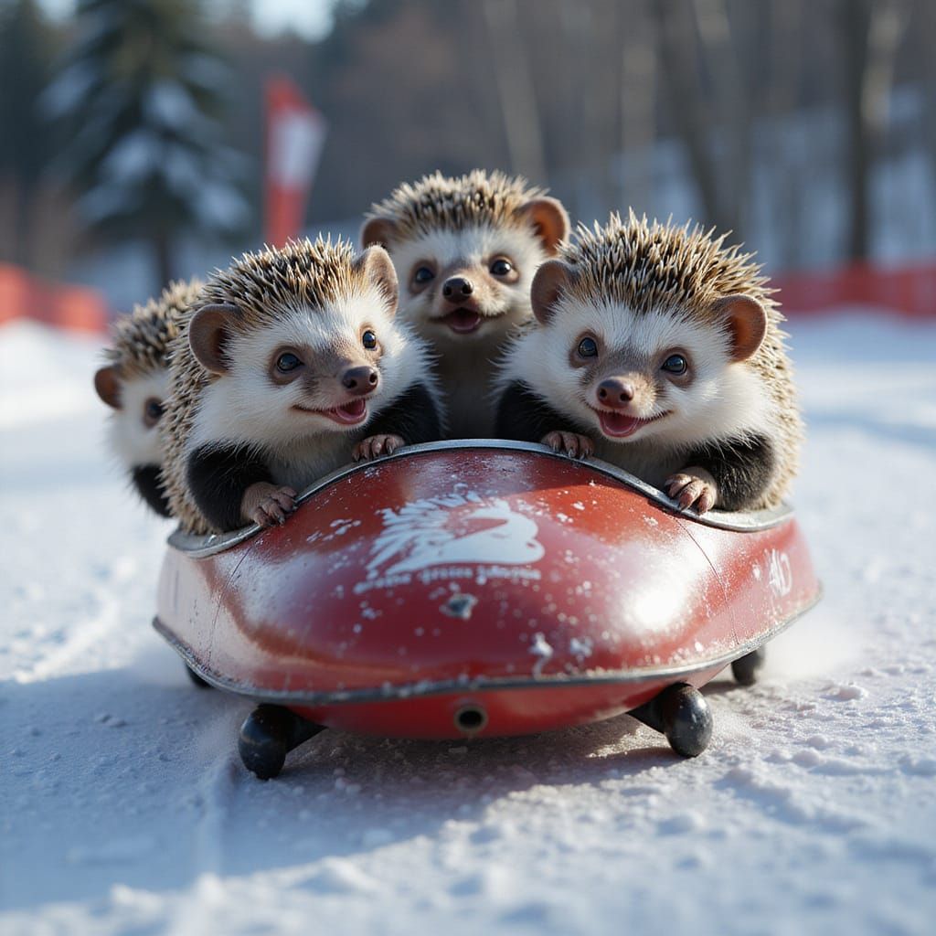 AI Fail 2 - Hoggies Got A Bobsled Team!