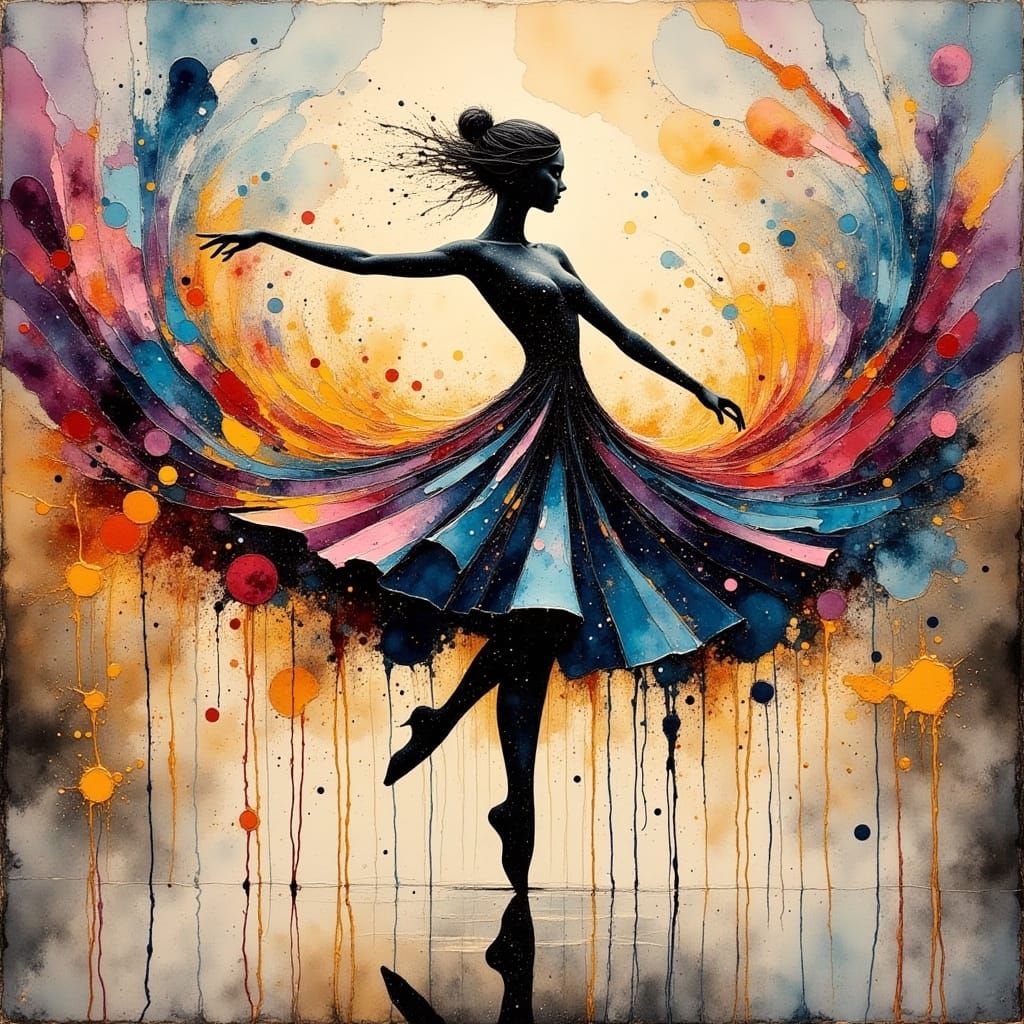 Painting of a ballerina