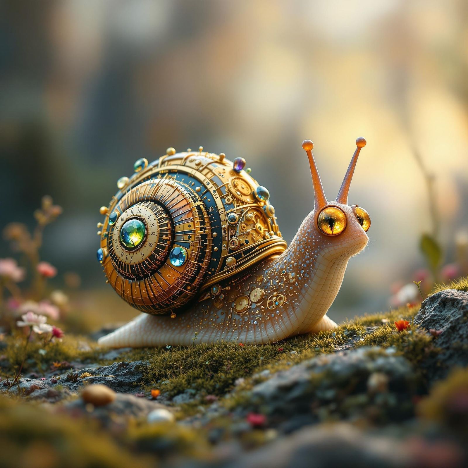 Clockwork Snail in Dreamscape