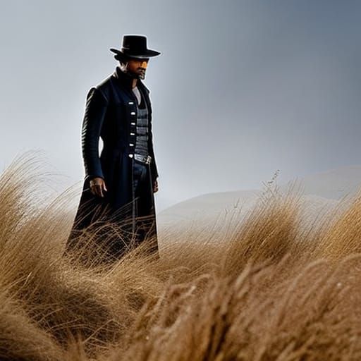 Monochromatic Dark Tower Illustration