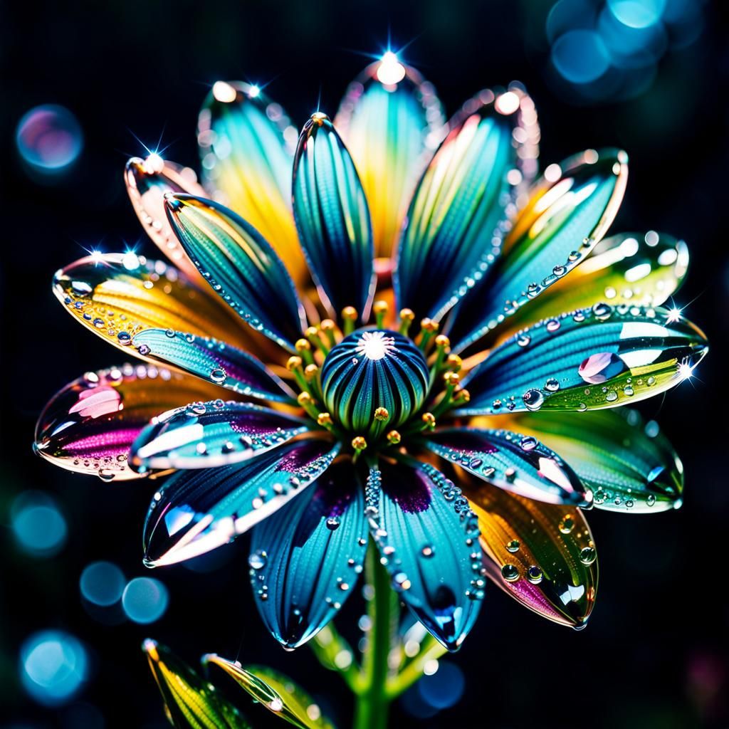 Macro Photography Magical Glass Fantasy Flower