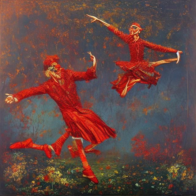 Dancer in Autumn Heaven