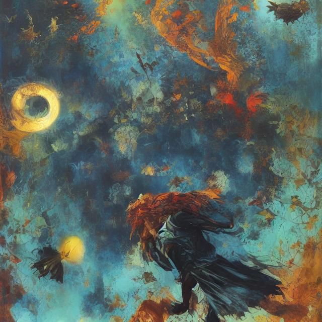 Dancer's Journey to Autumn Heaven