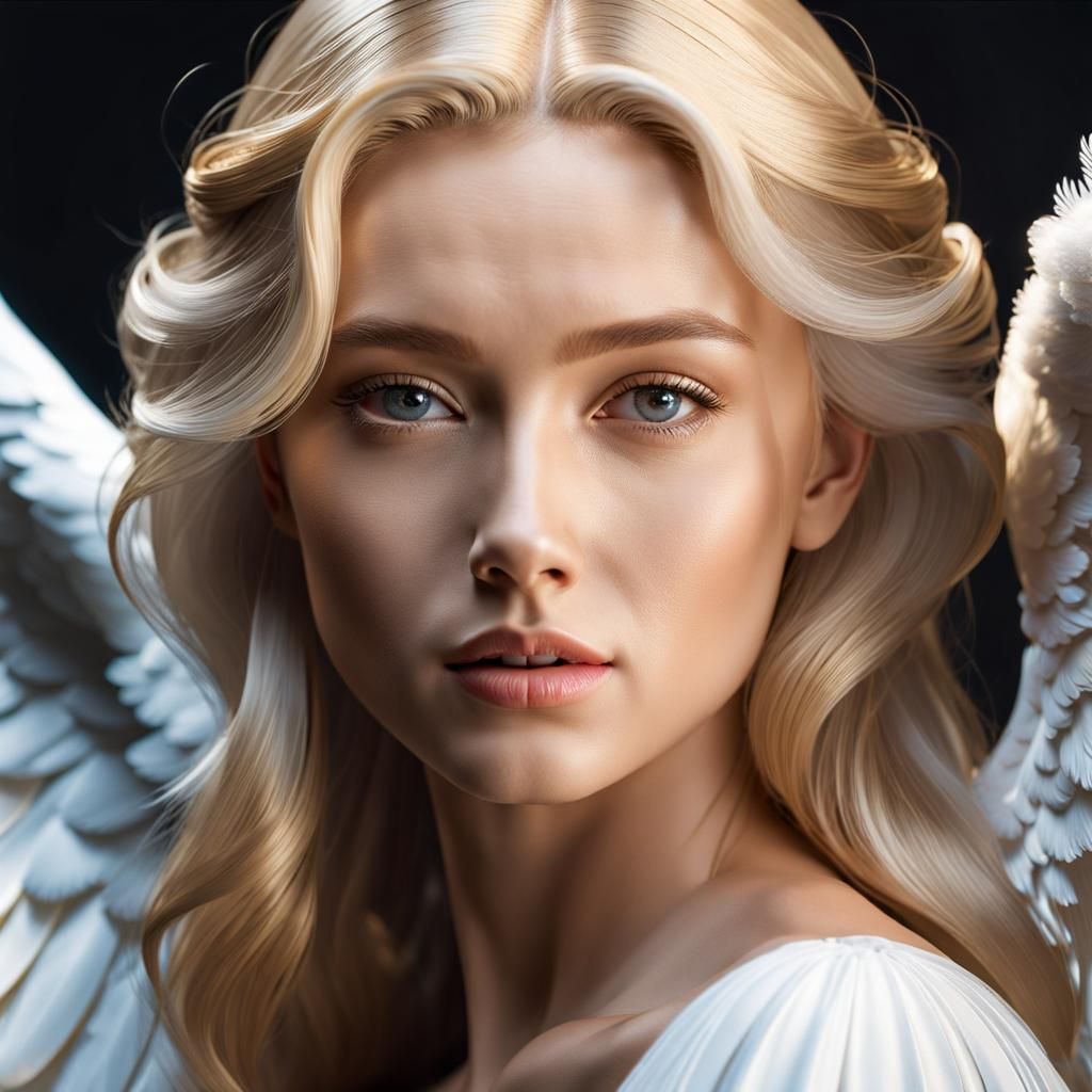 Majestic Angel Portrait in Photorealistic 8K