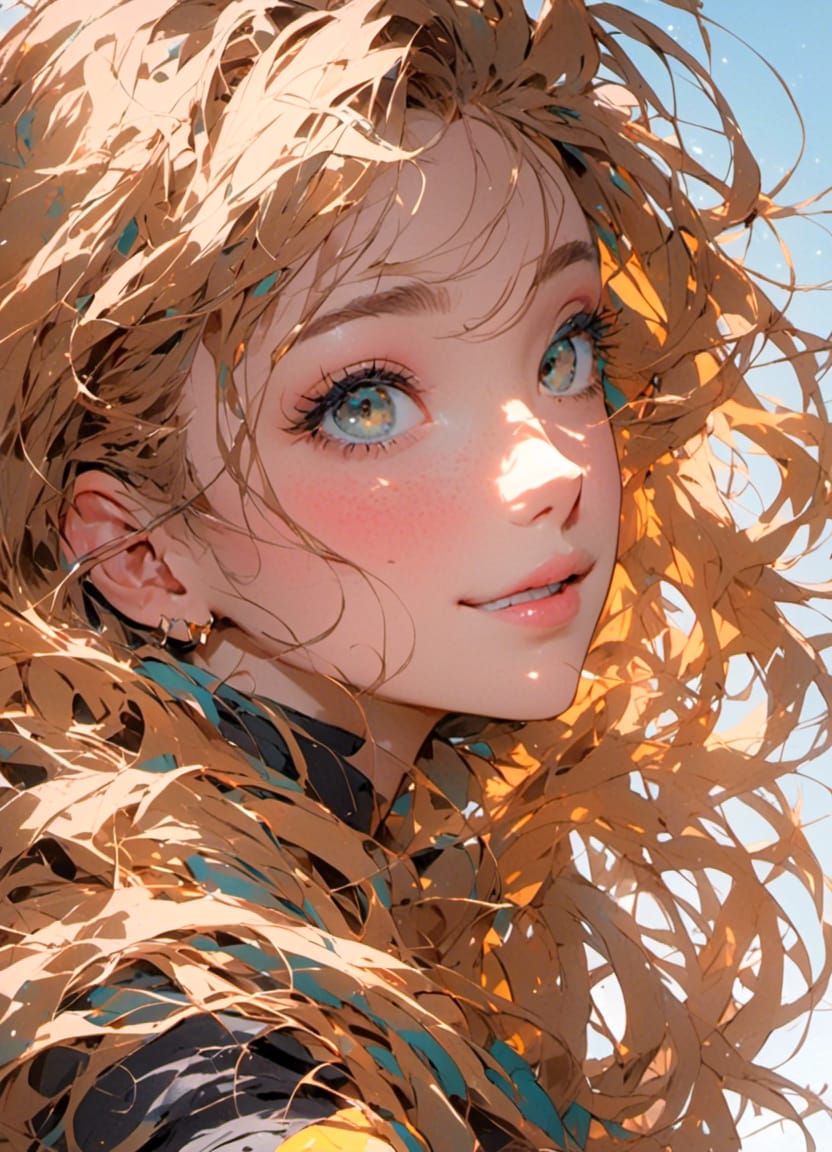 Ultra Realistic Portrait of Woman in HDR