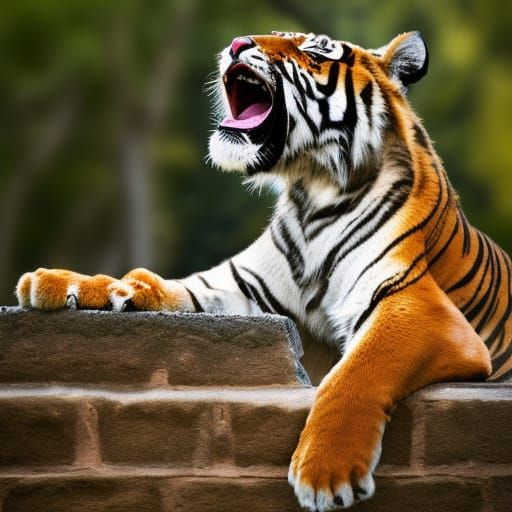 Tiger Yawning: Professional Wildlife Photography