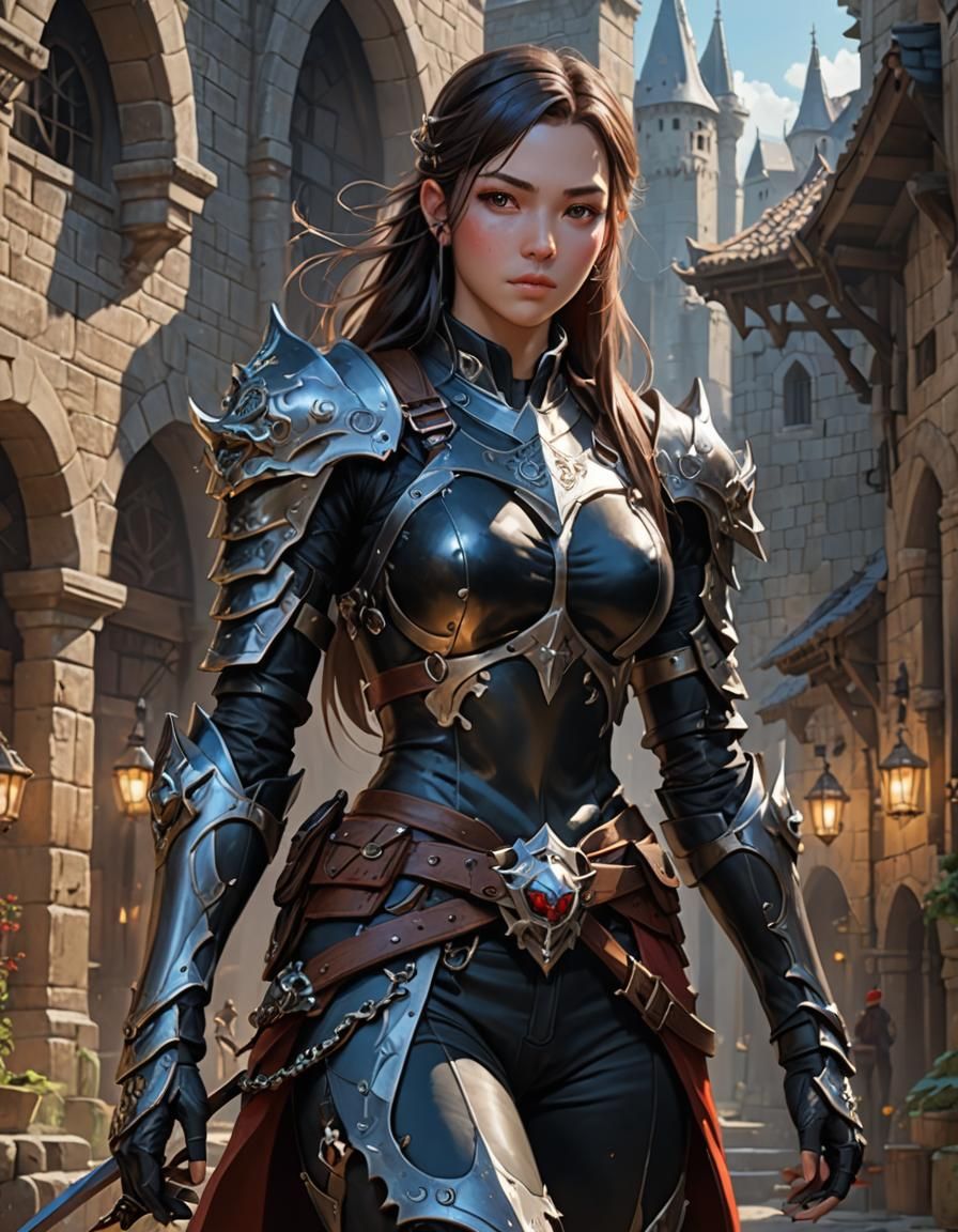 Fantasy Driders in 8K Anime Style