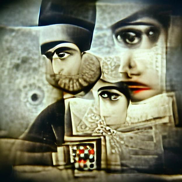 Secrets: Bauhaus Meets Film Noir and Qajar Art