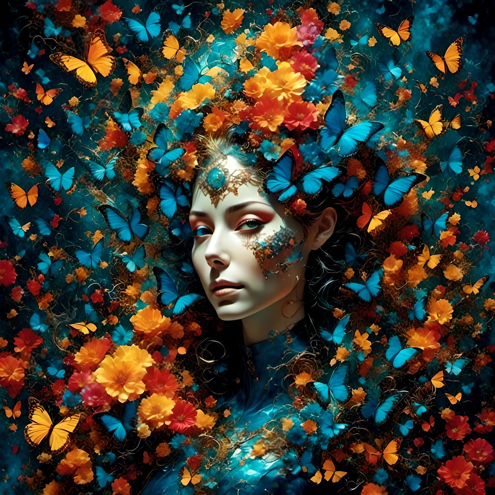 Surreal Angelic Demonic Geometry in Multiple Dimensions