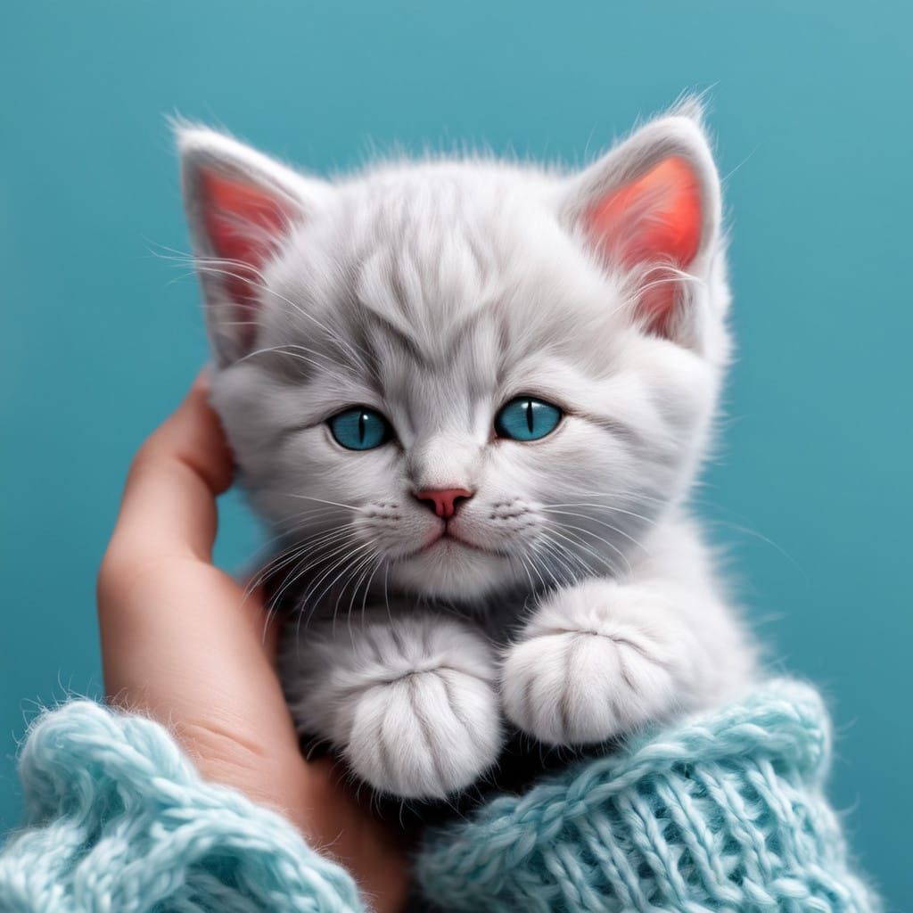 Kitten in the Mitten