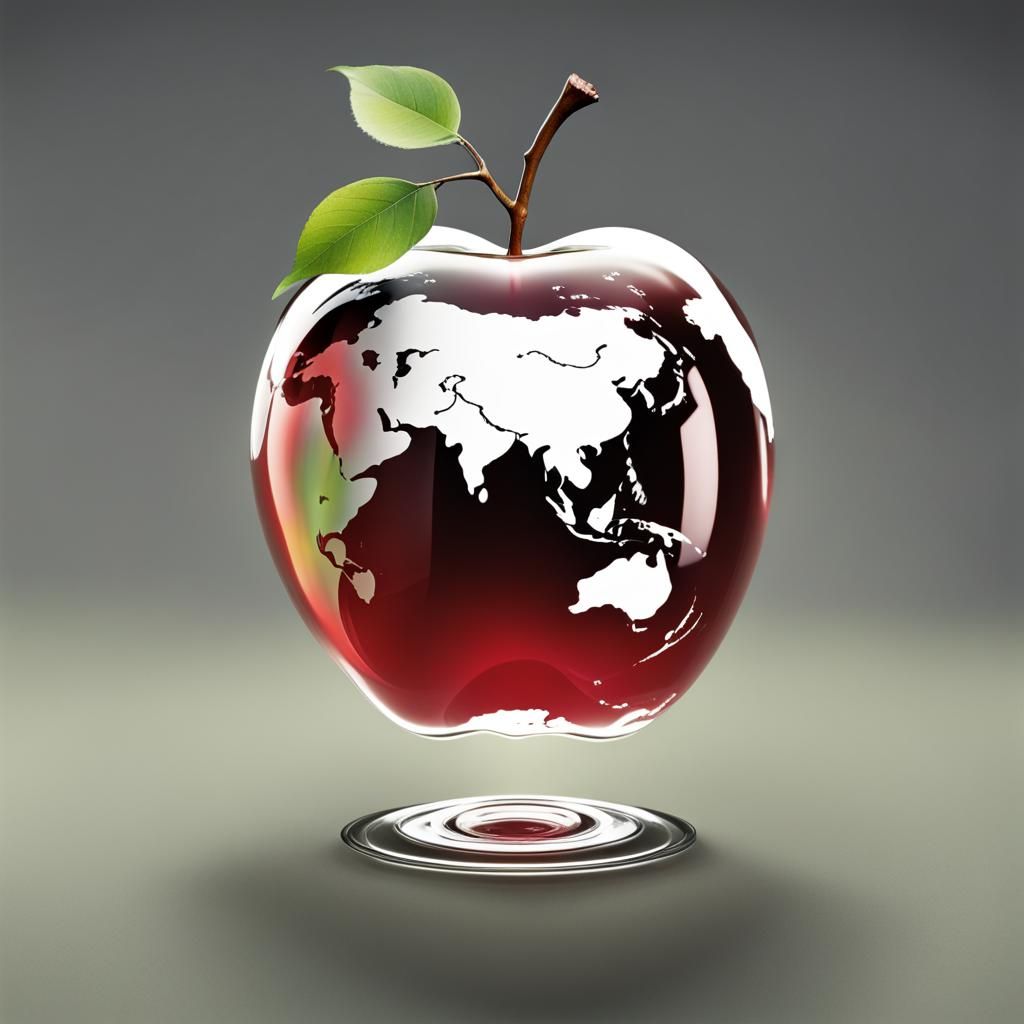 World Inside a Glass Apple: AI Interpretation