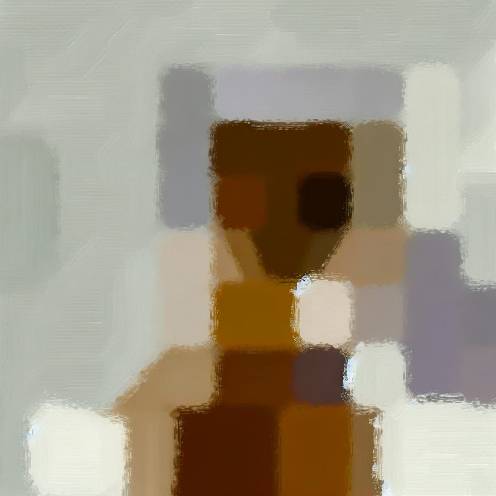 Abstract Painting of Openness with Time-Lapse Forms