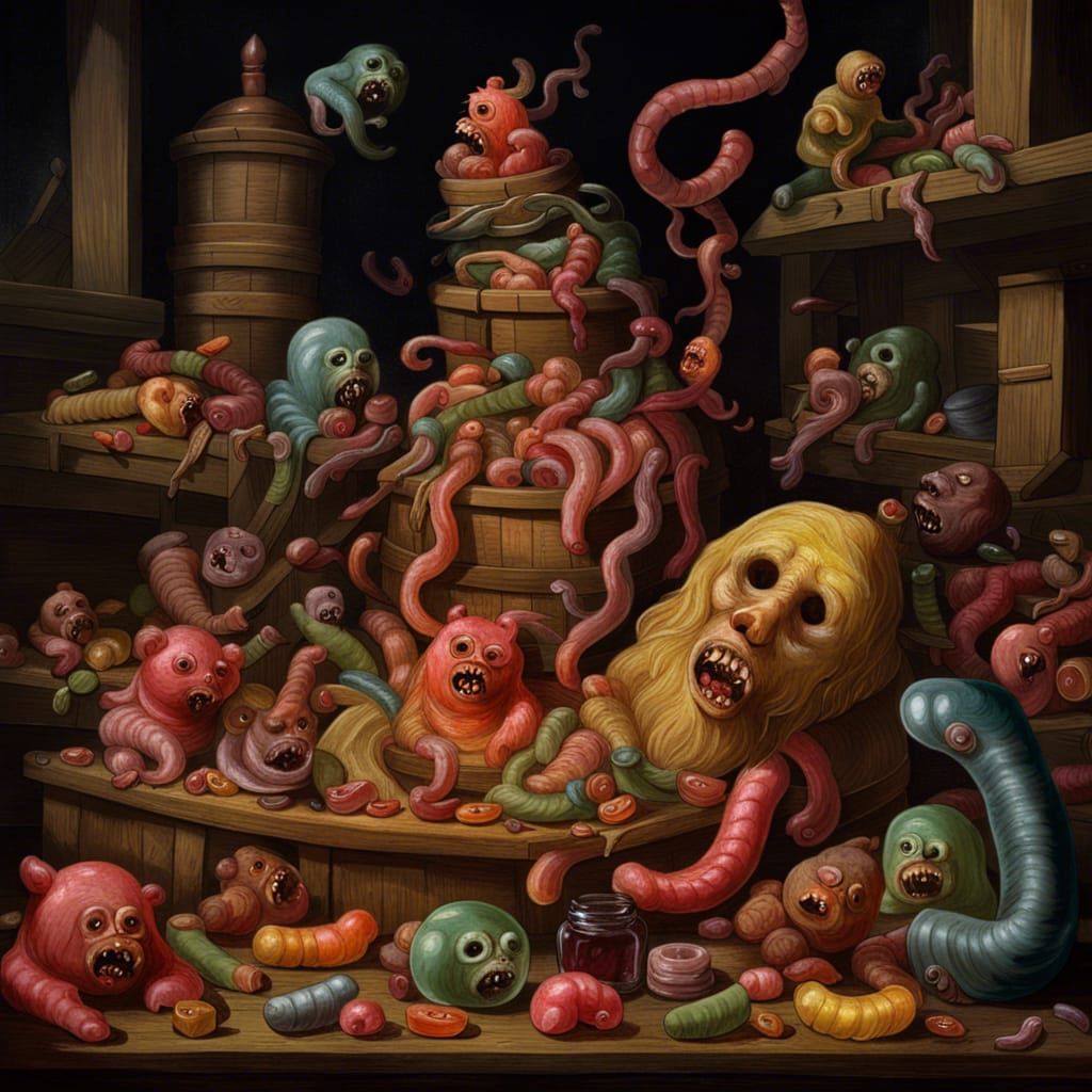 Jelly Worms and Bears Pandemonium in London