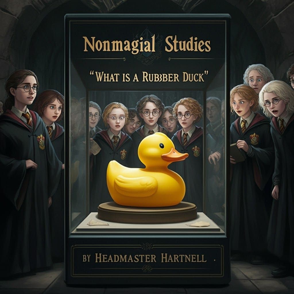 Rubber Duck Textbook Cover Design