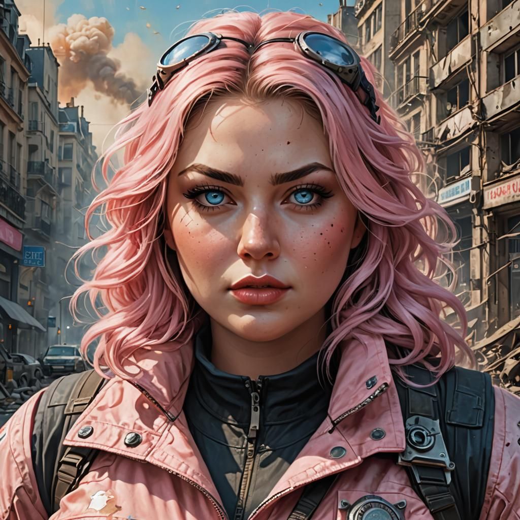 Post-Apocalyptic Beauty in Devastated Paris