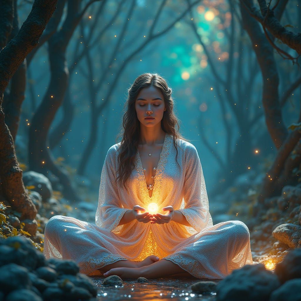 Cosmic Devotionalist Embodies Celestial Harmony