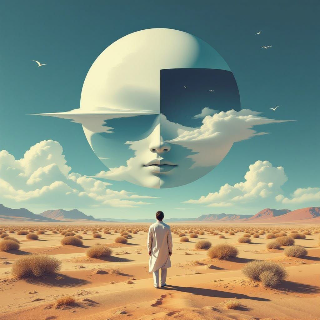 Minimalist Surreal Art Exploring Simplicity