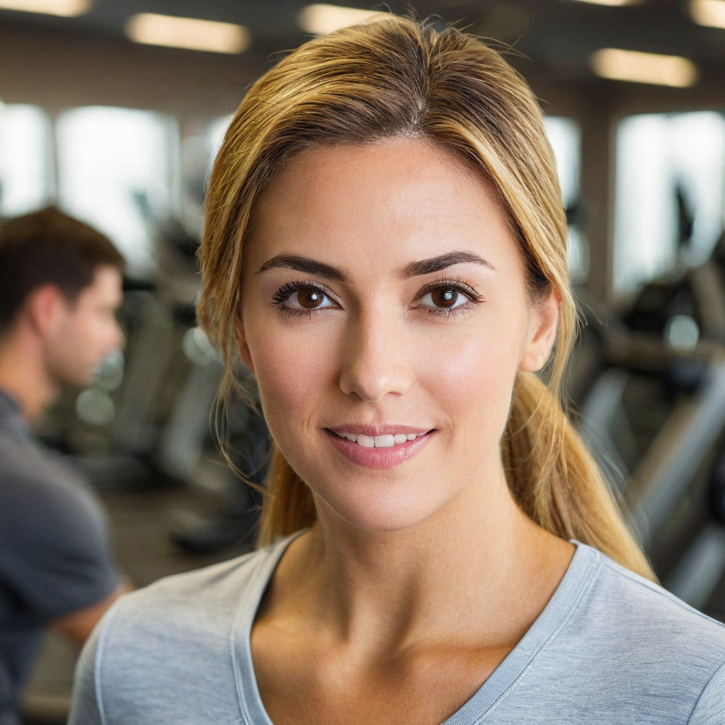 Ultra Photorealistic Digital Portrait of a Woman Behind a Fi...