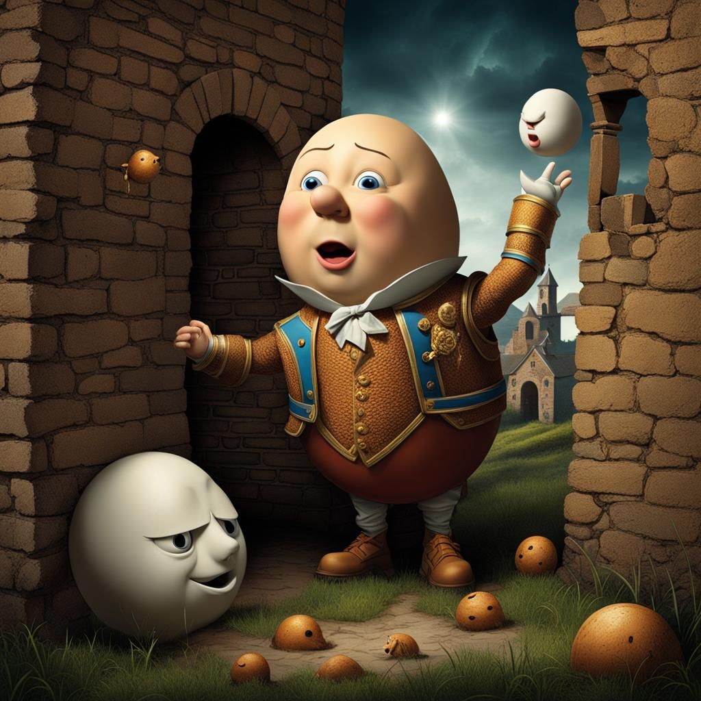Horror Humpty Dumpty's Tragic Fall