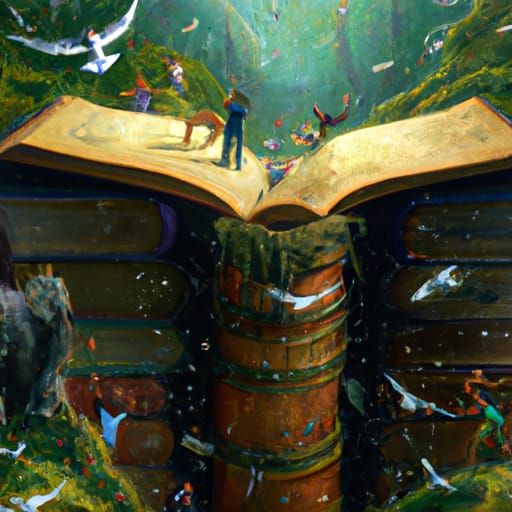 Fantastical Storybook Comes to Life as Oil Painting