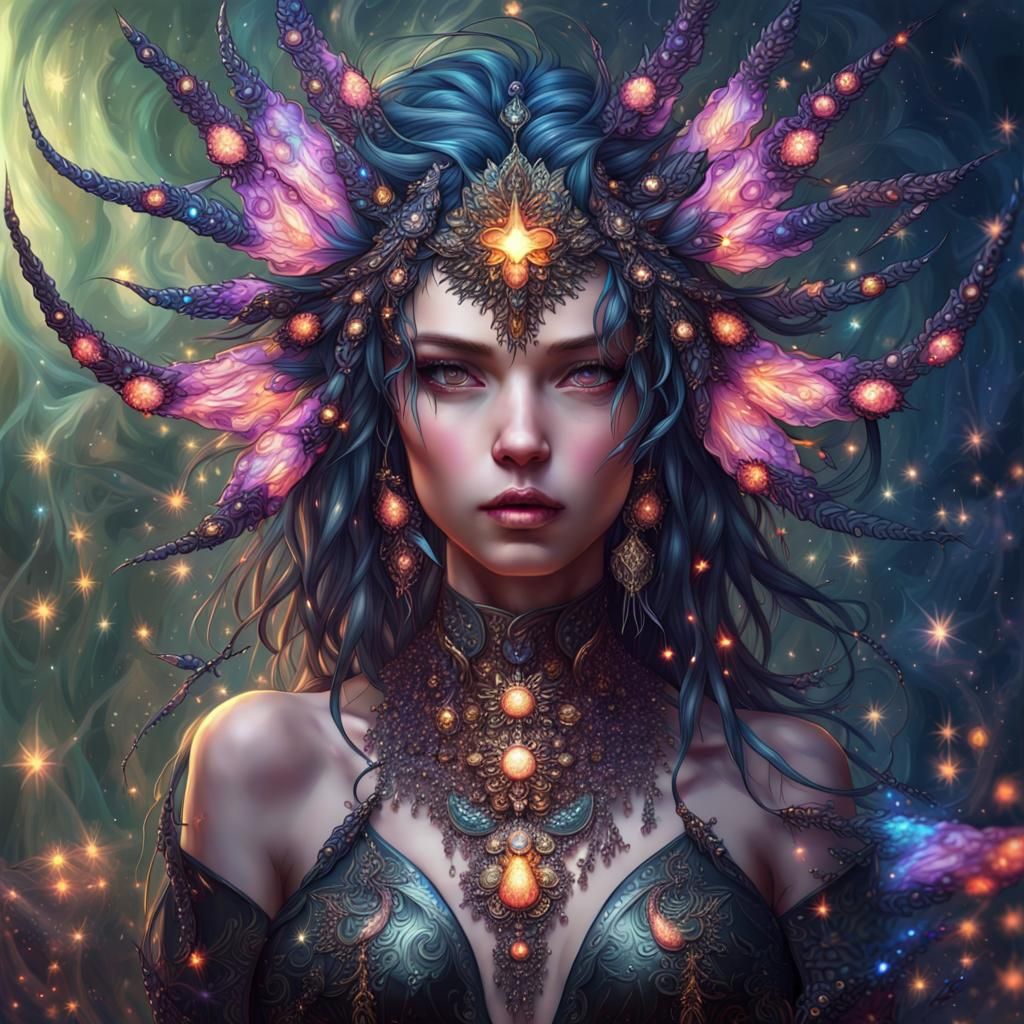 Hyperdetailed Digital Art of Satureya