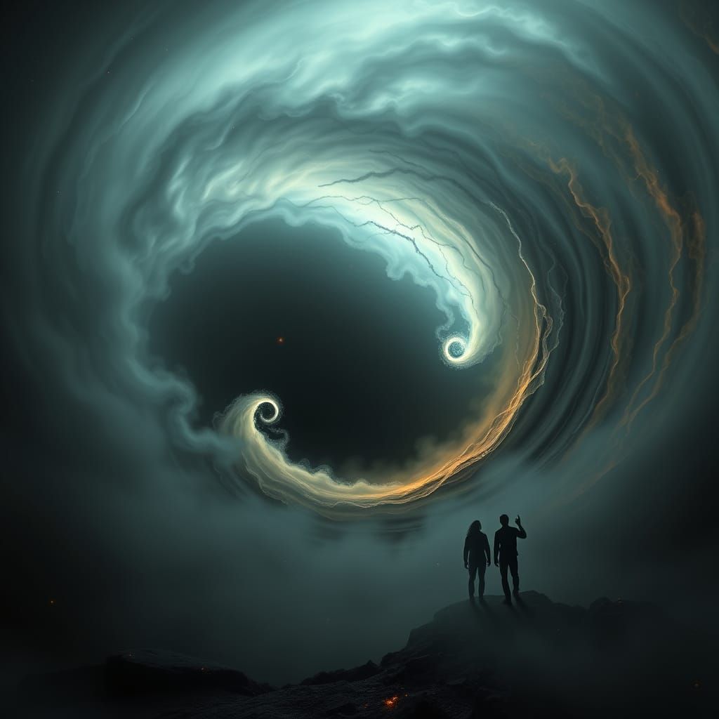 Abstract Vortex of Existential Emptiness