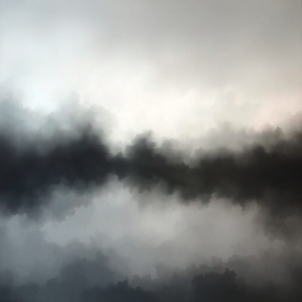 Ethereal Void in Soft Muted Palette