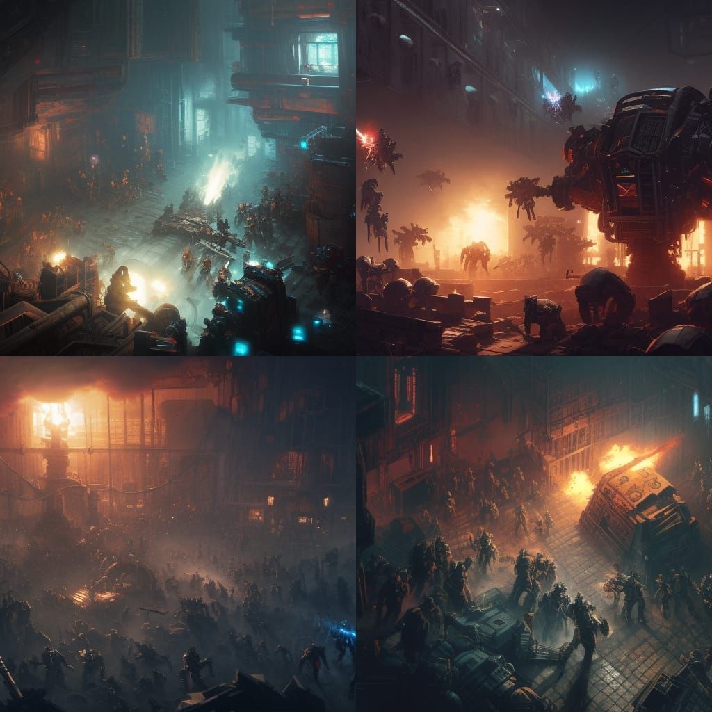 Necromunda Gang War: Escher vs Orlock