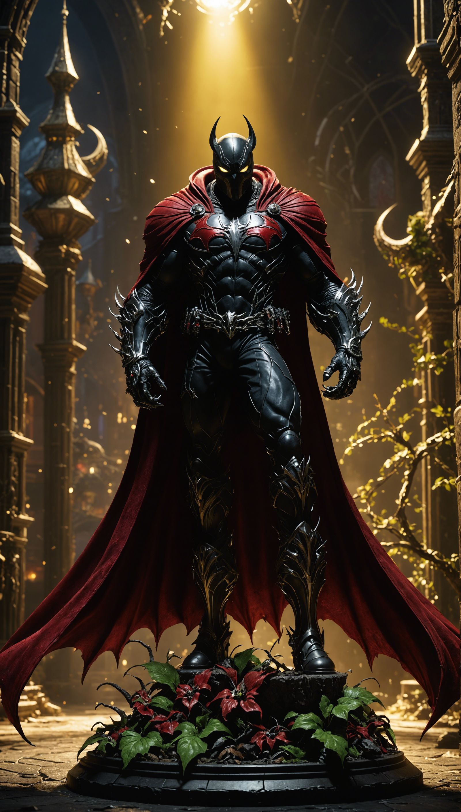 Spawn: Detailed 3D Rendering of McFarlane's Antihero