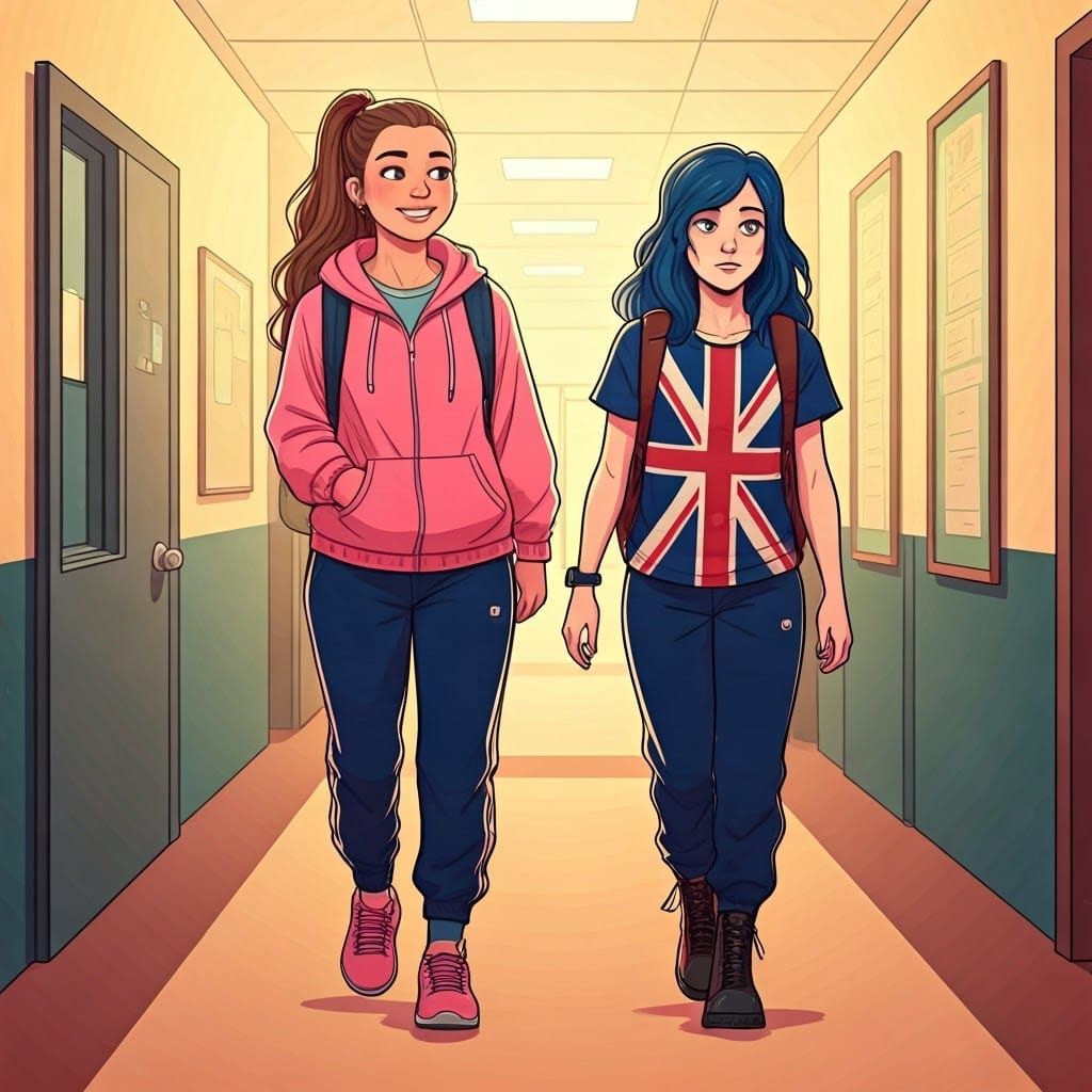 Brianna Miller Welcomes Nervous New Student Britannia on Her...